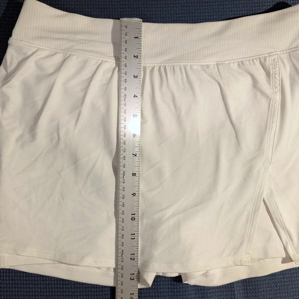 Nike Court Dri-FIT Victory Women Tennis Skort White Slim Fit Large New With Tags